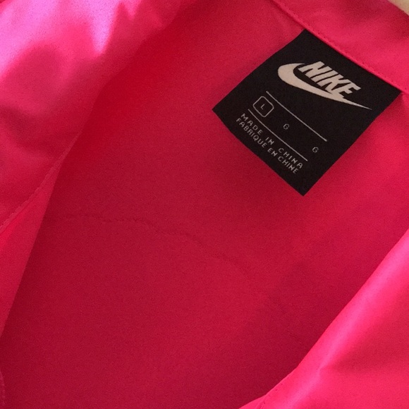 💕 Nike Pink Oversized Jacket Size L NWT 💕 - Picture 5 of 10
